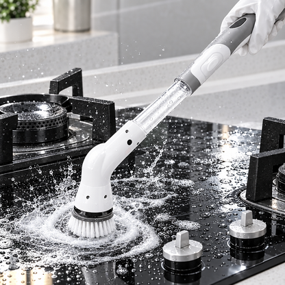 Cordless Spin Scrubber — Dual-Speed Bathroom & Kitchen Set