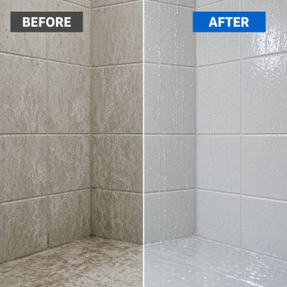 Before and after cleaning result