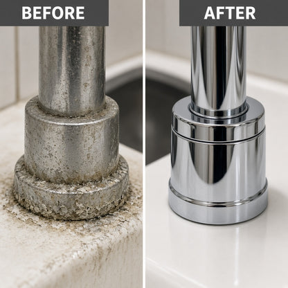 Before and after cleaning result