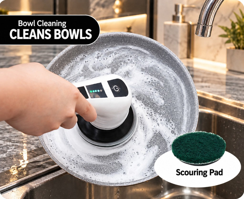 Scouring pad · bowl cleaning